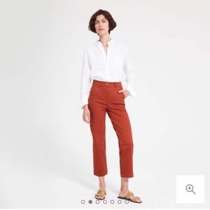 Everlane cropped straight leg pants